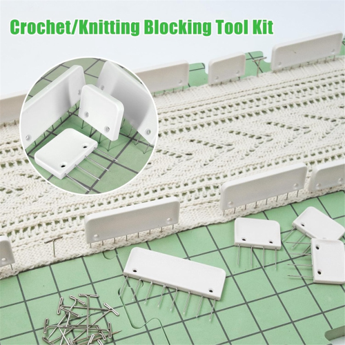 Foam Blocking Mats Knitting Extension Kit Precise Blocking Boards 2