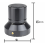 Speaker Isolation Stand Lead Alloy Adjustable Tray Pad Black 3
