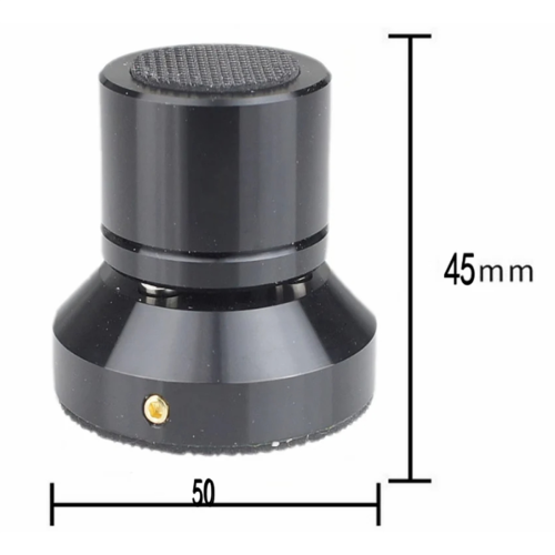 Speaker Isolation Stand Lead Alloy Adjustable Tray Pad Black 2