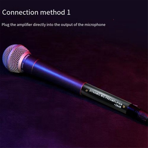 Προενισχυτής για DM1 Dynamic 28DB Ενισχυτής Μικροφώνου Gain για Dynamic 2