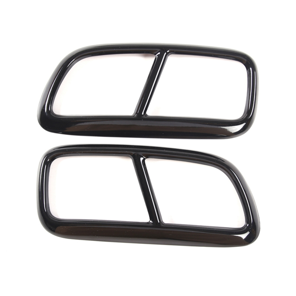 Pipe Throat Exhaust Outputs Tail Frame Trim Cover For Xc90 Black 4852532519293