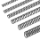 120 PCS Spiral Binding Coils Plastic Binder Binding Spirals Rings 1