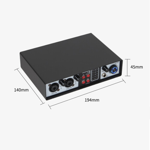 Κάρτα ήχου εγγραφής USB 2 σε 2 εξόδων 32Bit/384KHZ 2
