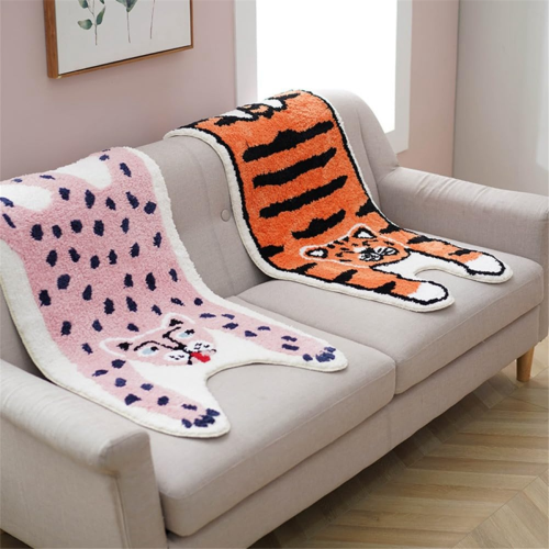 Χαλί σε σχήμα ζώου 60X120cm - Αντιολισθητικό χαλί Kawaii για κομοδίνο / όροφο Α 2