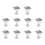 10Pc Adjustable Solar Panel Bracket Clamp for Solar Panel System 30mm 1