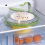 Cubierta para microondas para alimentos Cubierta transparente antisalpicaduras para microondas con asa 6