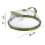 Cubierta para microondas para alimentos Cubierta transparente antisalpicaduras para microondas con asa 1