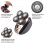 2PCS Replacement Shaver Head Electric Shaver 5 Cutter Floating Head 2