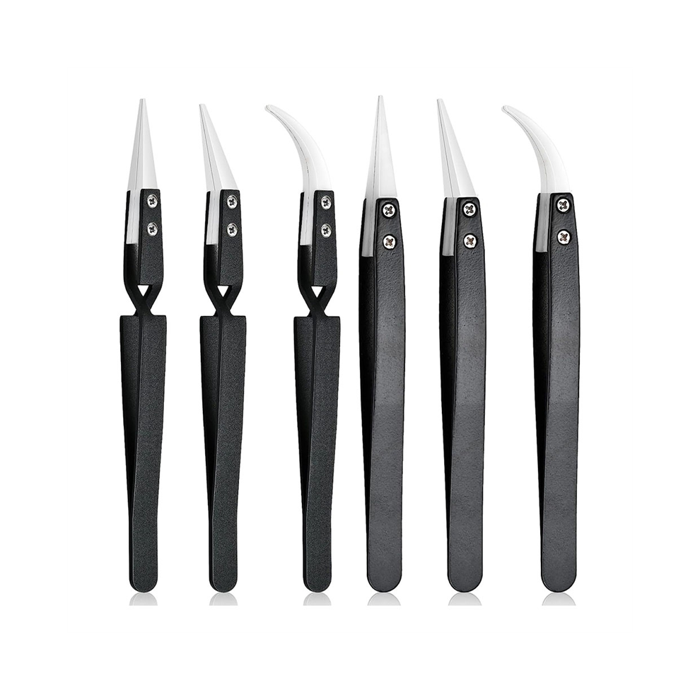 Electronics Soldering Tweezers Anti-Magnetic Pointed, A 4852532531424