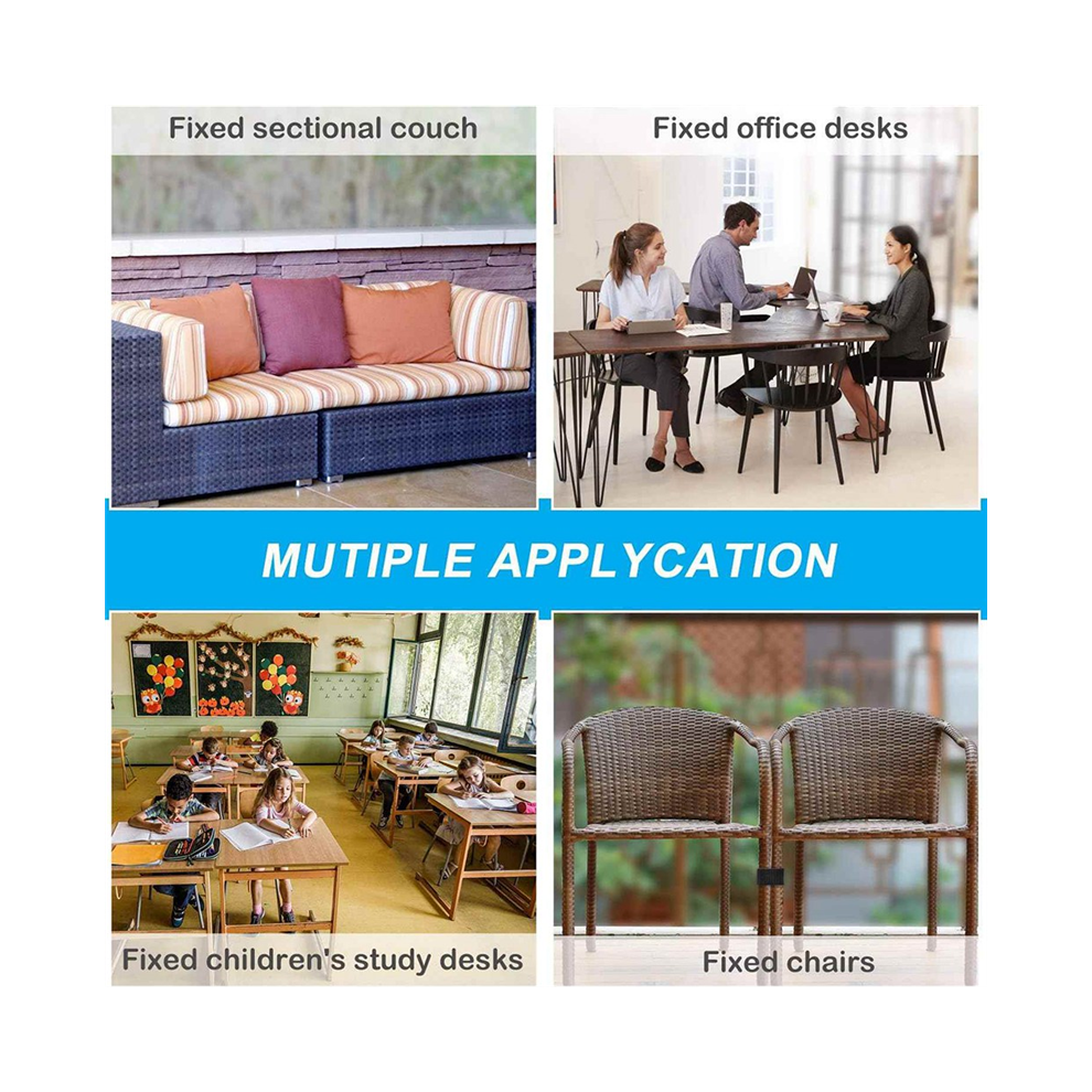 8Pcs Furniture Clips Anti-Deformed Rattan Furniture Connectors