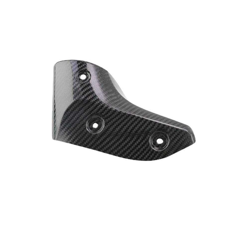 Carbon Fiber Front Auspuffrohr Schutz Protector Dekorative Abdeckung-image