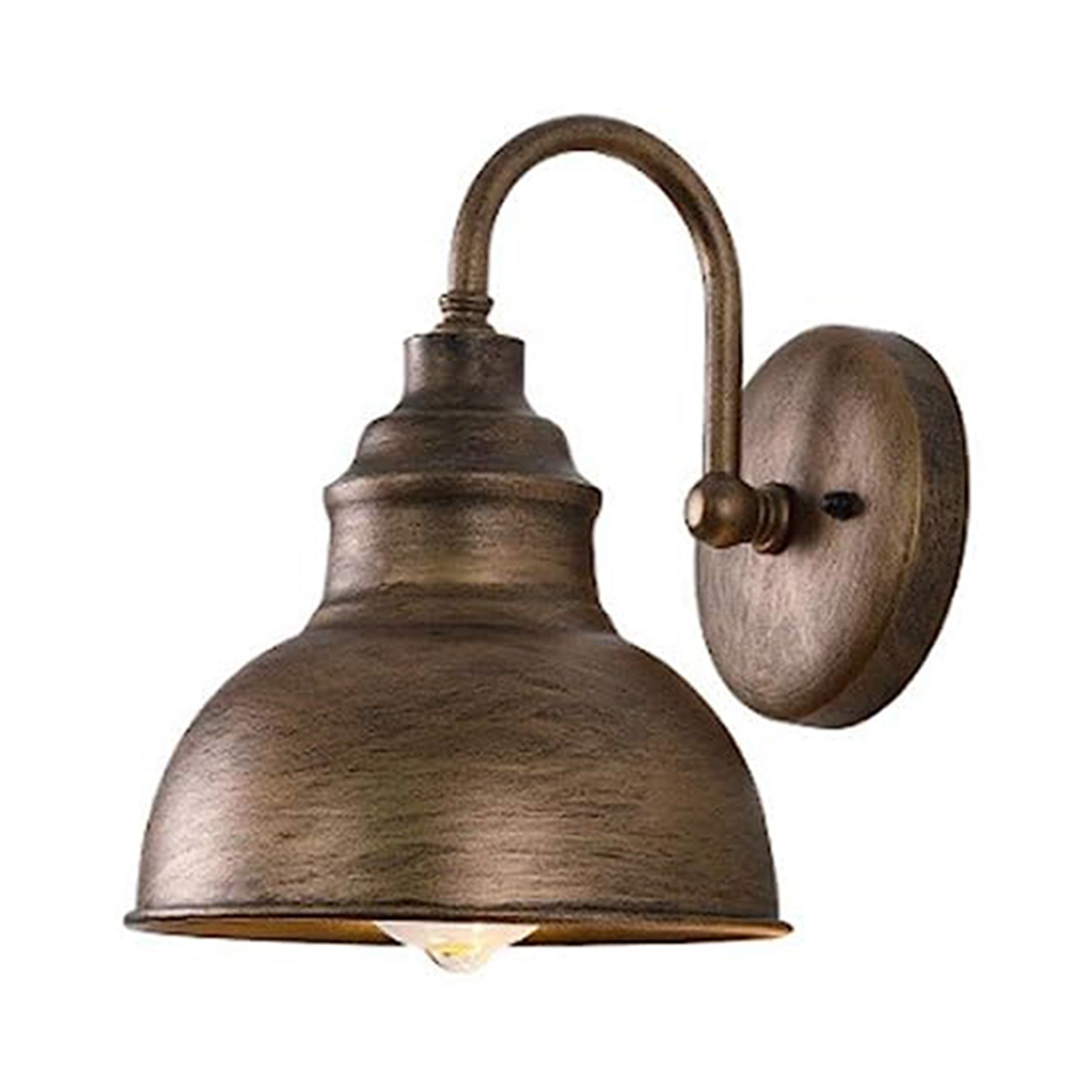 Vintage Wall Sconce Gooseneck Barn Flat (Bronze) Light/Bronze