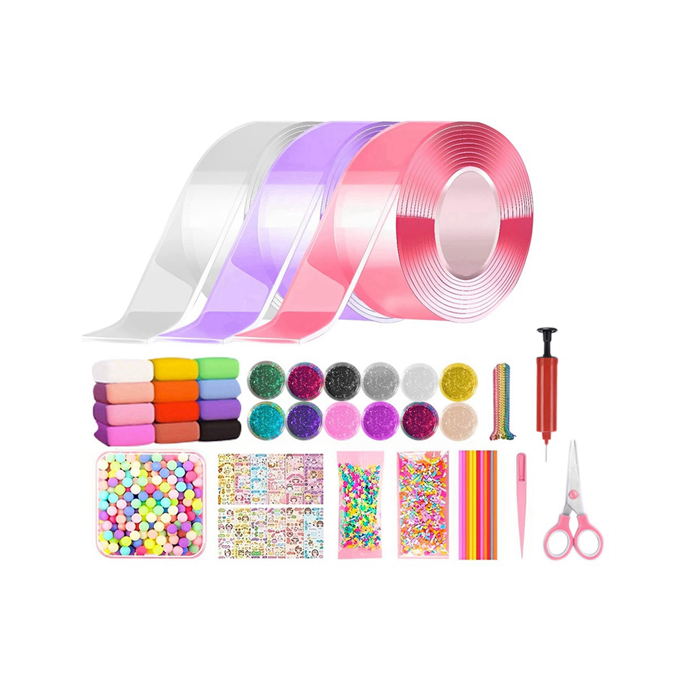 Nano Tape Kneading Blowing Bubble Full Set Double-Sided Sticker Tapes-image-OPC-PHHH7M2-NEW