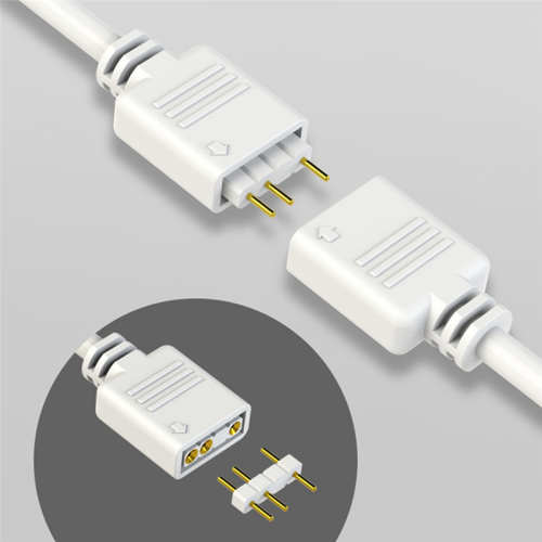Cavo di prolunga 5V a 3 pin per hub splitter per computer, nero