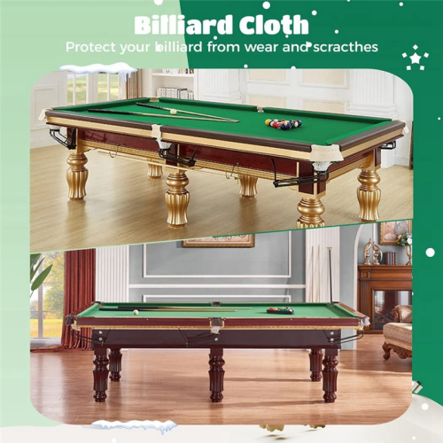 Tapis de billard, feutre pour table de billard de 2,4 m 1
