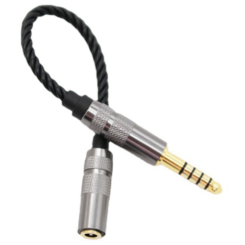 Καλώδιο προσαρμογέα ακουστικών HIFI 4.4MM 4.4 XLR 4 ακίδων αρσενικό σε θηλυκό γωνία 2