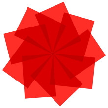 9Pcs Gel Light Filter for Film,Video,Photo,Stage (Red)
