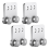 4 Pcs 4 Wheel Trolley Assembly Roller Trolley Stable Welded Channel 1