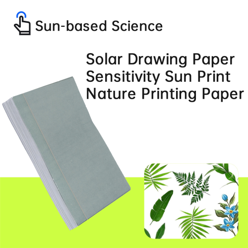 Kit Cianotipia 30 Fogli A6 – Carta Per Stampa Solare Fai Da Te, Attività Creativa Per Bambini