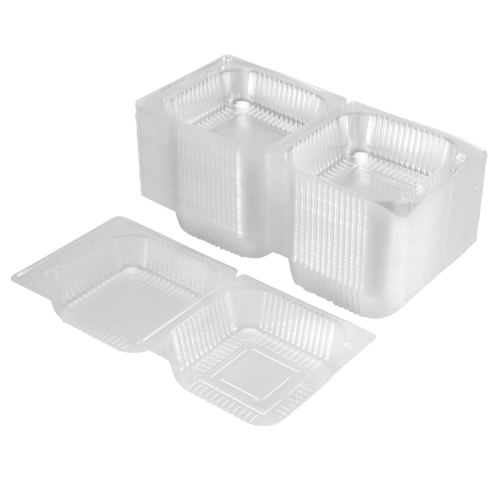 100Pcs Single Individual Cake Boxes Dessert Containers 1