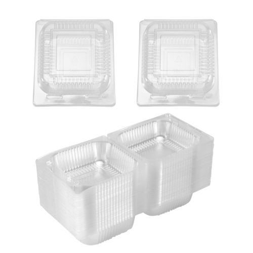 100Pcs Single Individual Cake Boxes Dessert Containers