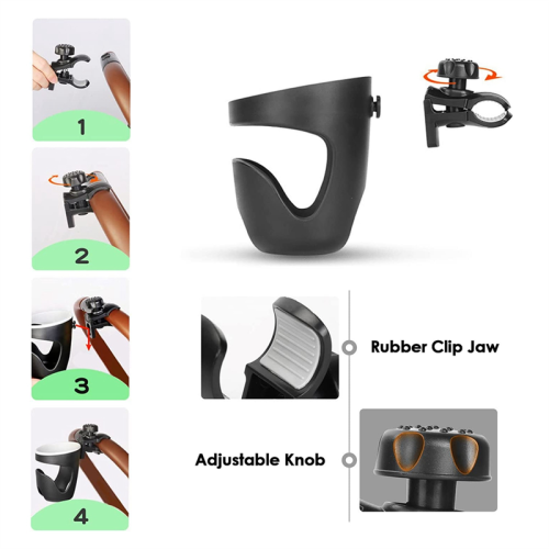 Boat Rail Cup Holder Universal Drinks Holders Adjustable,2Pcs 1