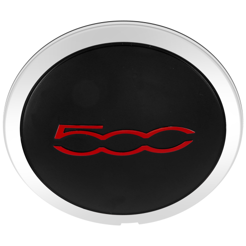 Enjoliveur de moyeu central de roue 133 mm rouge 1
