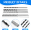 7Pcs Extra Long Wood Drill Bit Set 300mm Drill Bits Extra Long Drill 5