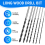 7Pcs Extra Long Wood Drill Bit Set 300mm Drill Bits Extra Long Drill 4