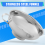 Canning Funnel,2 Pack Stainless Steel Kitchen Funnel Jar Funnel 3