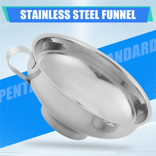 Canning Funnel,2 Pack Stainless Steel Kitchen Funnel Jar Funnel 2