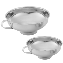 Canning Funnel,2 Pack Stainless Steel Kitchen Funnel Jar Funnel