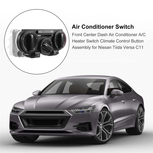Front Center Dash Air Conditioner A/C Heater Switch for Tiida 2