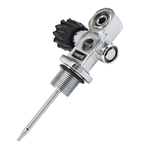 Válvula de tanque DIN/Yoke para buceo subacuático, M18x1.5 2