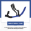 Silikon-Schwimm-Front-Atemschlauch, Tauchtraining, Blau 4