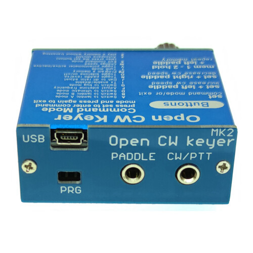 ΚΙΤ ανοιχτού CW Keyer MK2 με μεταλλική θήκη ΚΙΤ CW Keyer MK2 CW (Συναρμολογημένο) 1