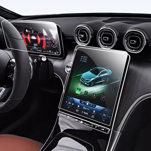 2 pellicole protettive per lo schermo di navigazione GPS per auto 2