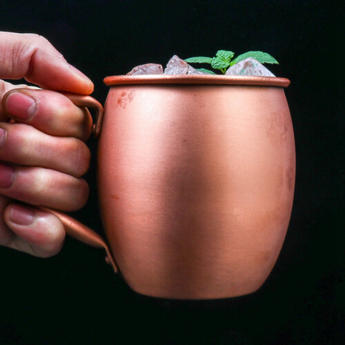 530ML 100% Pure Copper Mug Mug Drum Cup Cocktail Cup, B 2