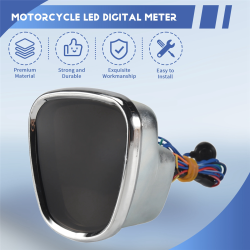 Για C70 C90 Μοτοσικλέτα LED Ψηφιακός Μετρητής Στροφών Στροφόμετρου 2