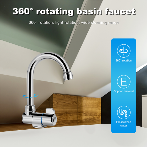 Copper Basin Faucet Cold Kitchen Tap for Marine Boat Deck 2