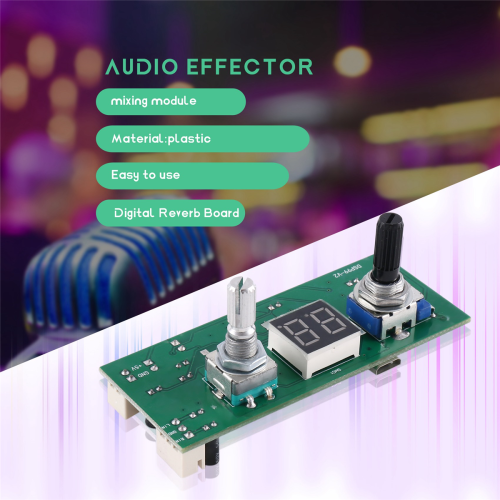 Digitale nagalm Karaoke Reverb Board Multi-geluidseffecten 2
