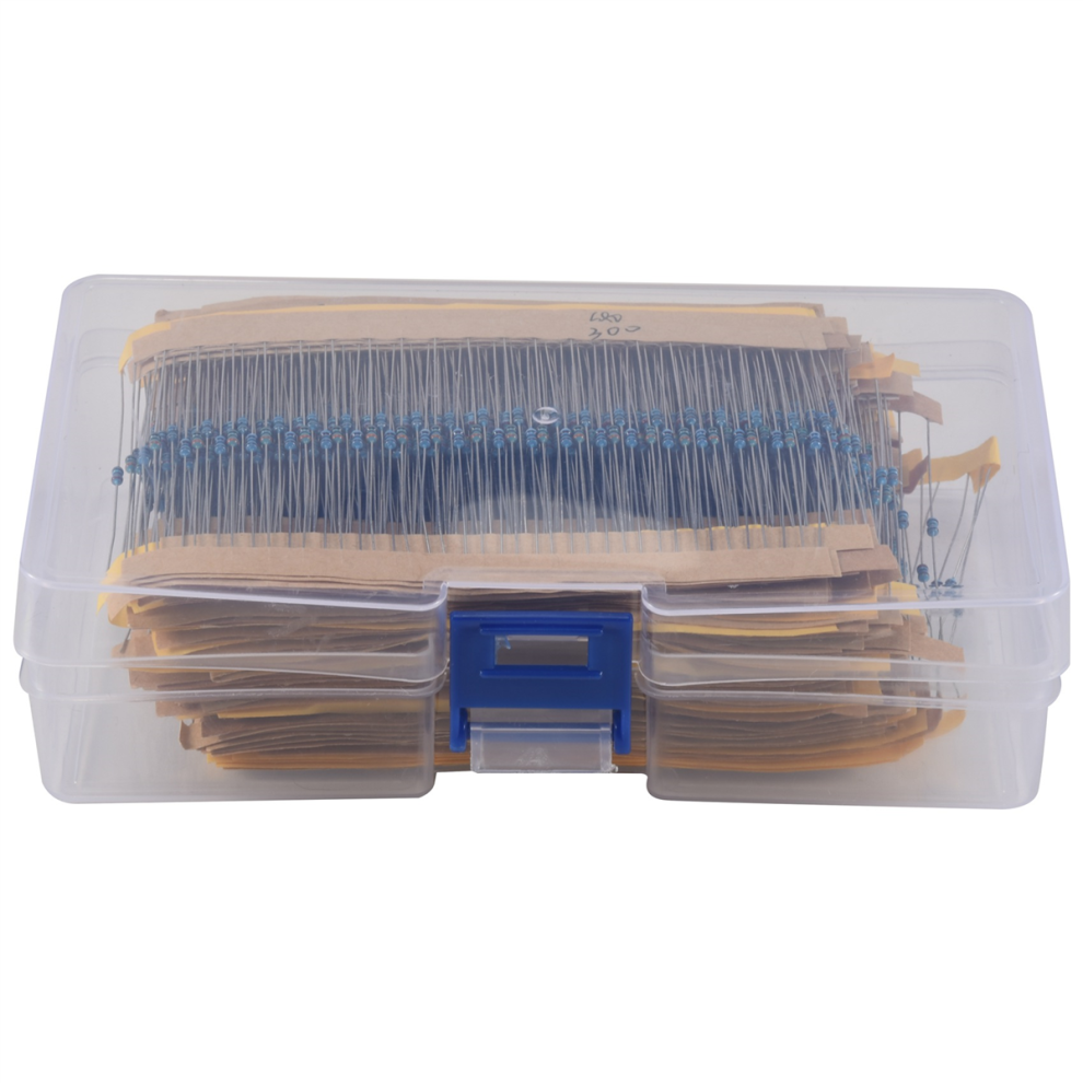 2600Pcs 130 Values 1/8W 0.125W 1% Metal Film Resistors Pack Set 4853476882566