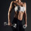 Μονός αλτήρας για εξοπλισμό άσκησης Keep Workout, λευκό 2