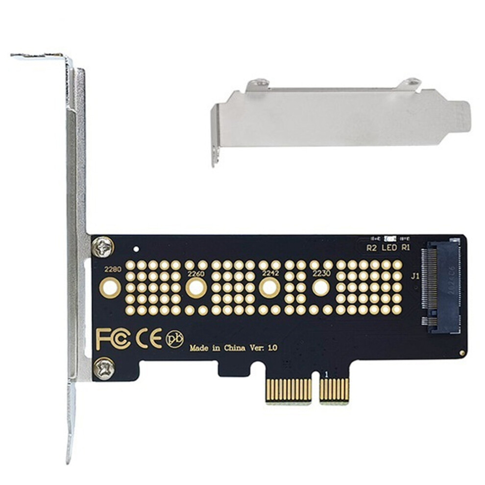 1Pc Nvme Pcie M.2 Ngff Ssd To Pcie X1 Adapter Card With Bracket 4853476880319