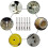 60Pcs Diamond Drill Bit, 8mm Diamond Coated Tip Hole Hollow Core 2