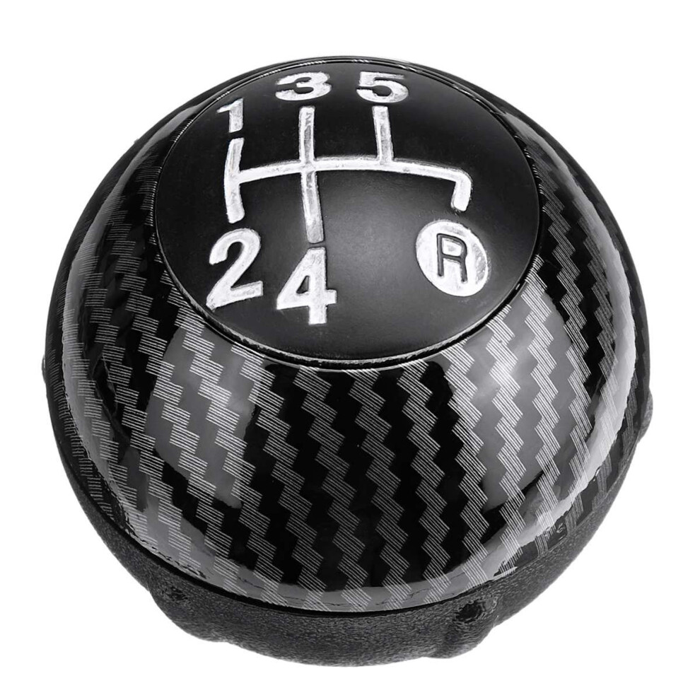 5 Speed Gear Shift Knob Manual For 500 2012-2018 Carbon Fiber 4853476887486