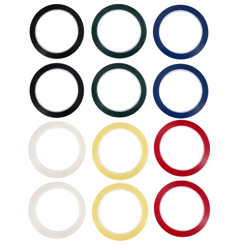 12 Rolls 1/8Inch Whiteboard Tape, Pinstripe Tape,216 Ft Per Roll 4853476887608