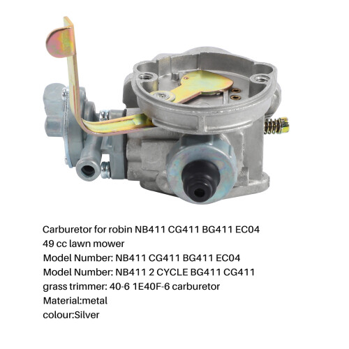 Carburateur pour débroussailleuse Robin NB411 BG411 49CC 1
