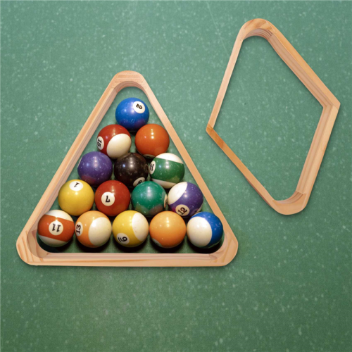 Triple-cornered and Diamond Billiard Rack for Billiard Pool Table 2