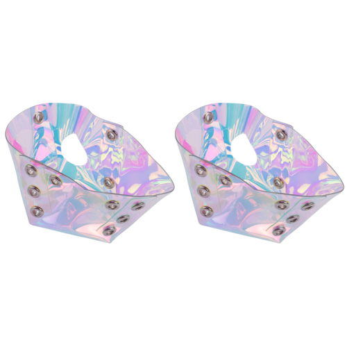 1 Pair PVC Roller Skate Toe Caps for Toe Cap Protective Shoe Shield 1